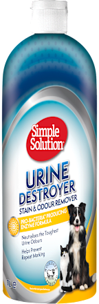 Enzymatický odstraňovač škvŕn a zápachu po domácich miláčikoch Simple Solution