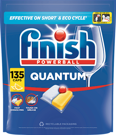 Mosogatógép tabletta Quantum Lemon Finish