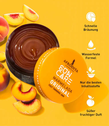 Selbstbräuner Bräunungsbeschleuniger-Creme Marmelada AFRODITA
