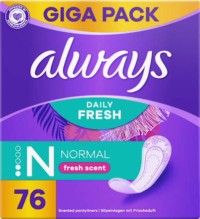 Dnevni ulošci Daily Fresh, normal always