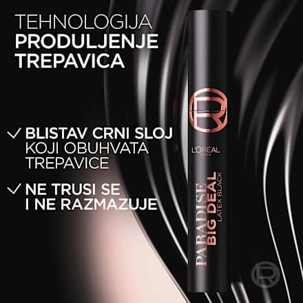 Maskara Paradise Big Deal – Latex Black L'ORÉAL PARiS