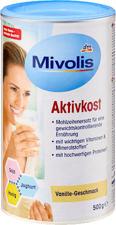 Aktivkost Pulver Vanille Mivolis