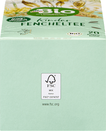 Kindertee, Fenchel (20 Beutel), ab 3 Jahren dmBio