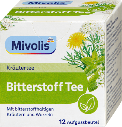 Kräutertee, Bitterstoff Tee (12 Beutel) Mivolis