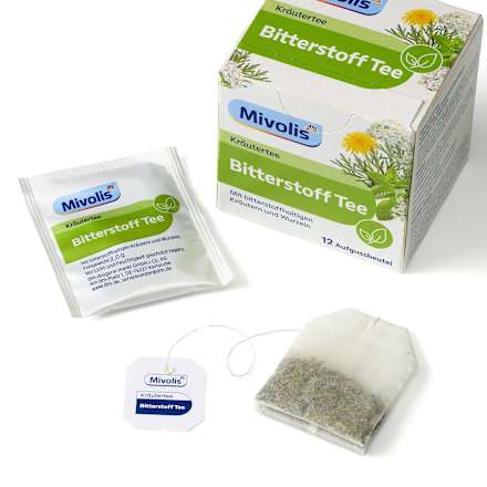 Kräutertee, Bitterstoff Tee (12 Beutel) Mivolis