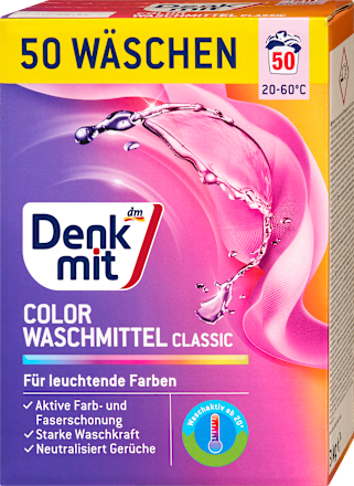 Colorwaschmittel Pulver Denkmit