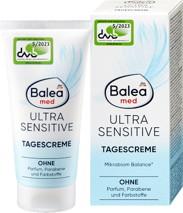 Dnevna krema za obraz ULTRA SENSITIVE z alantoinom in pantenolom Balea med