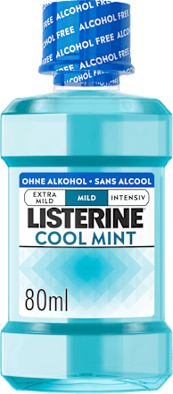 Mundspülung Cool Mint Mild, Reisegröße Listerine