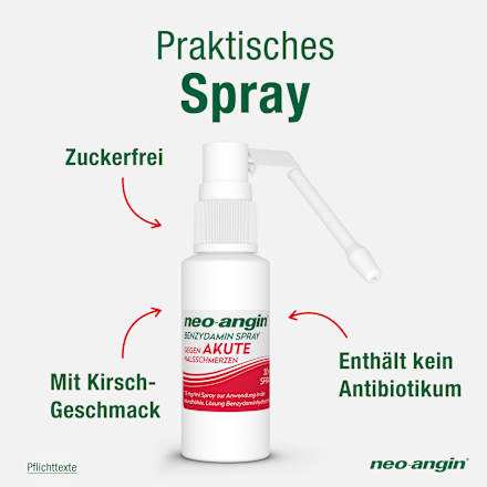 neo-angin 1,5mg/ml Benzydaminhydrochlorid gegen akute Halsschmerzen Spray neo-angin