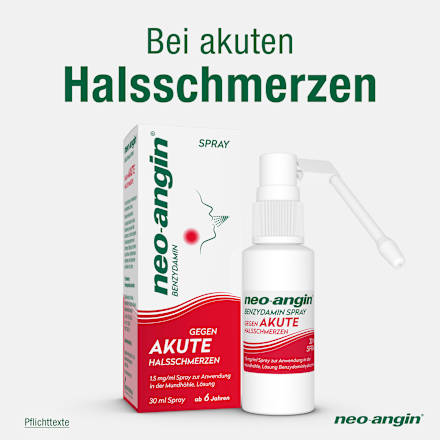 neo-angin 1,5mg/ml Benzydaminhydrochlorid gegen akute Halsschmerzen Spray neo-angin