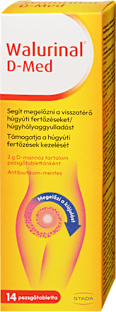 D-med pezsgőtabletta D-mannózzal Walurinal