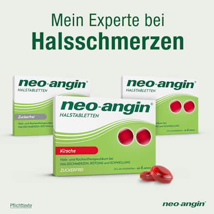 neo-angin Halstabletten Kirsche zuckerfrei neo-angin