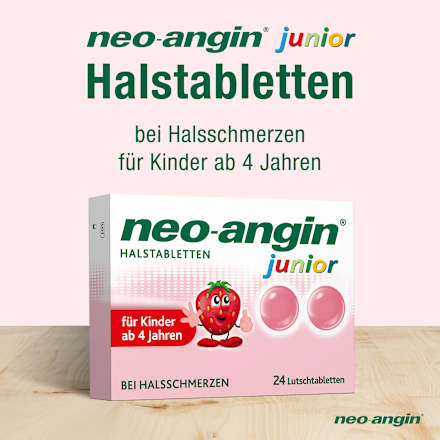 neo-angin junior Halstabletten neo-angin