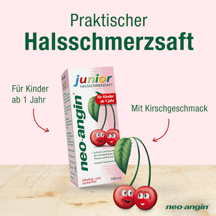 neo-angin junior Halsschmerzsaft neo-angin
