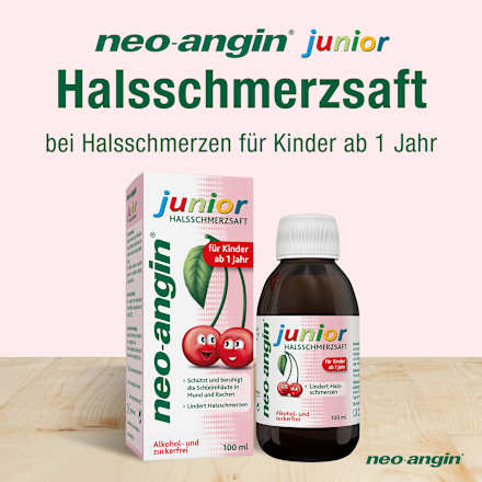 neo-angin junior Halsschmerzsaft neo-angin