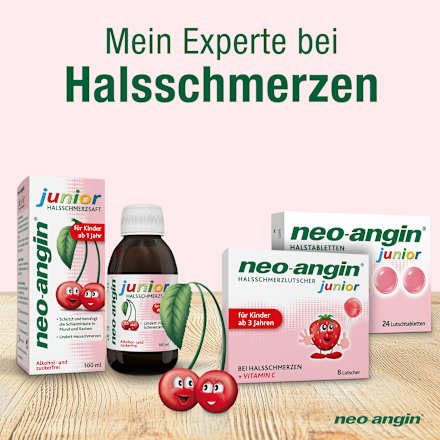 neo-angin junior Halsschmerzsaft neo-angin