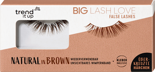Umjetne trepavice Big Lash Love - Natural brown trend !t up