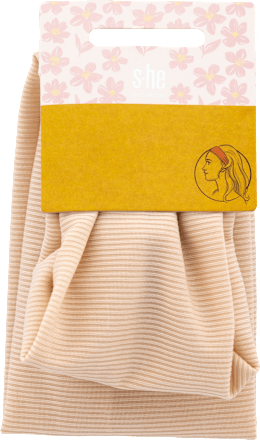 Haarband flach beige  s-he stylecollection