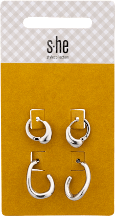 Ohrstecker Ohrring-Set silber s-he stylecollection