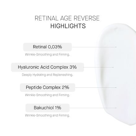 Gesichtscreme Retinal Age Reverse Cream Transparent Lab