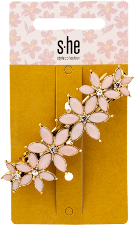 Patentspange Blumenapplikationen s-he stylecollection