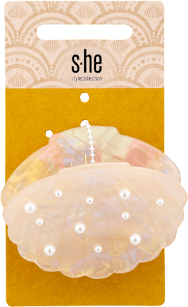 Haarklammer Muschel s-he stylecollection