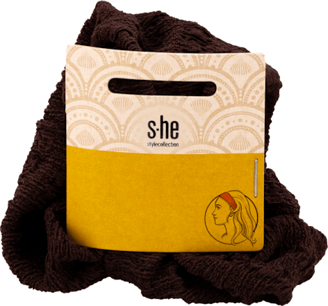 Haarband flach braun  s-he stylecollection