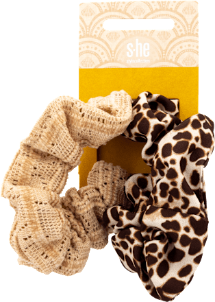 Scrunchie mehrfarbig 11 cm s-he stylecollection