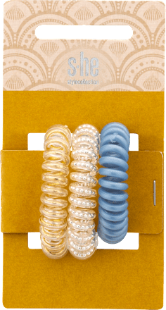 Spiralhaargummi mehrfarbig s-he stylecollection