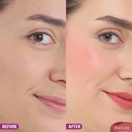 Blush Bouncy Pudding Lip & Cheek Peach Veil REVOLUTION