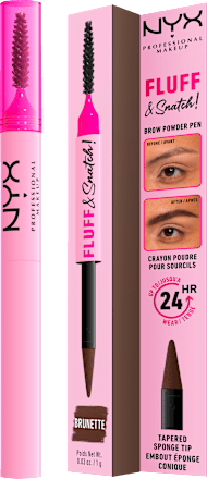 Szemöldökformázó, Fluff & Snatch! - Brunette NYX PROFESSIONAL MAKEUP