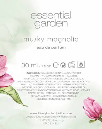 Női EdP Musky Magnolia Essential Garden