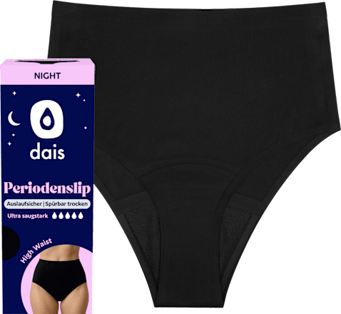 Periodenunterwäsche Slip Night schwarz, Gr. M dais
