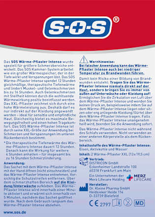 Wärmepflaster Intense SOS