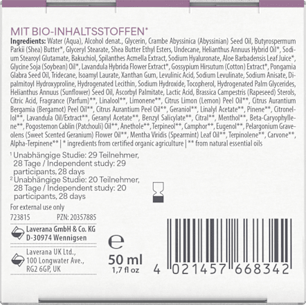 Gesichtscreme straffend lavera NATURKOSMETIK