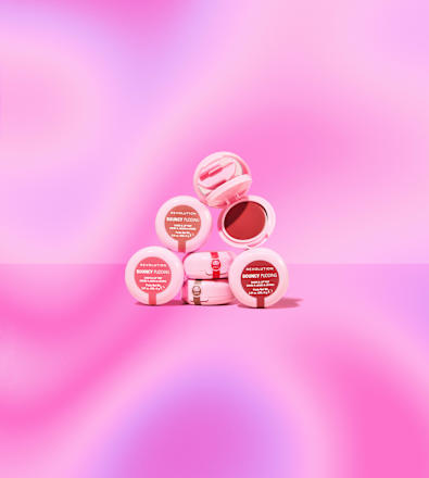 Blush Bouncy Pudding Lip & Cheek Rosy Cloud REVOLUTION