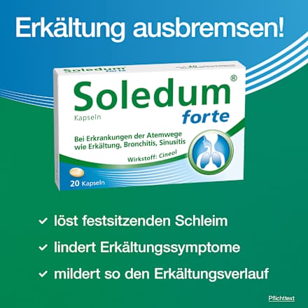 Soledum forte 200mg Cineol Kapseln Soledum