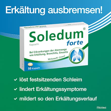 Soledum forte 200mg Cineol Kapseln Soledum