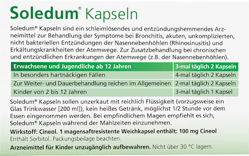 Soledum 200mg Cineol Kapseln Soledum
