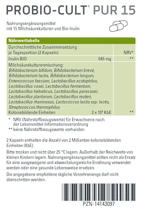 Syxyl ProBio-Cult Pur 15 Darmflora-Balance Kapseln SYXYL
