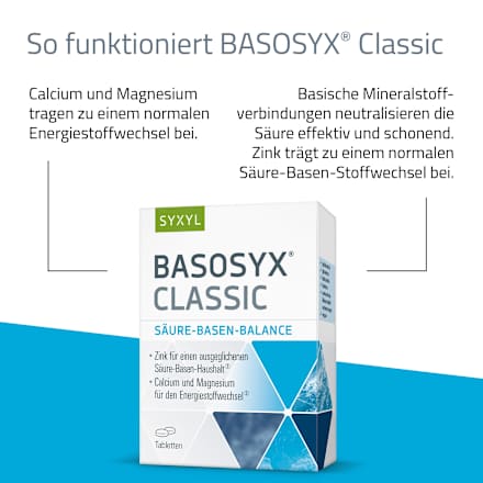 Syxyl Basosyx Classic Säure-Basen-Balance Tabletten SYXYL