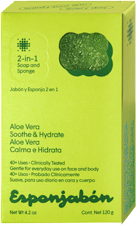 2u1 spužva i sapun za lice Aloe Vera Esponjabon