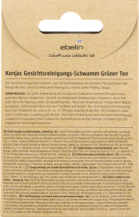 Konjac Gesichtsreinigungs-Schwamm ebelin