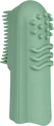 Fingerzahnbürste Naturkautschuk Grünspecht