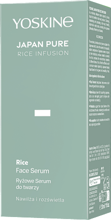 Rýžové pleťové sérum JAPAN PURE RICE INFUSION Yoskine