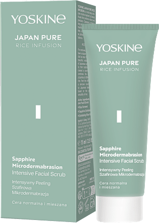 intenzivní safírový peeling YOSKINE JAPAN PURE RICE INFUSION  Yoskine