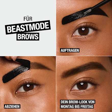Peel-Off Augenbrauenfarbe Wonder ´Bond Brow Filler Peel-Off Tint 001 Medium MANHATTAN Cosmetics