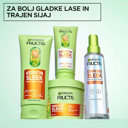 Sprej za zaščito las pred toploto Diamond Sleek GARNIER FRUCTIS