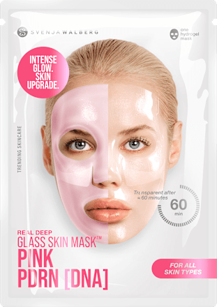 Tuchmaske Glass Skin Mask Pink PDRN [DNA] Svenja Walberg