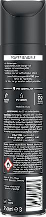Haarspray POWER INVISIBLE Halt 5 Schwarzkopf taft